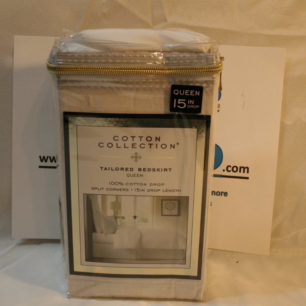 Cotton Collection by Levinsohn Queen 15" Bed skirt